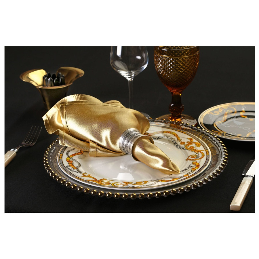 Салфетка золотая - Фото миниатюра 2
