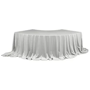 Скатерть для президиума бархатная светло-серая - Фото 1