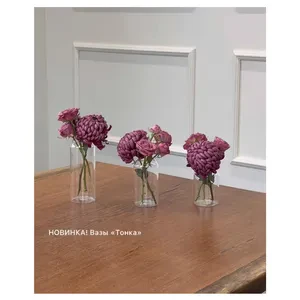 Набор прозрачных ваз «Тонка» - Фото 2