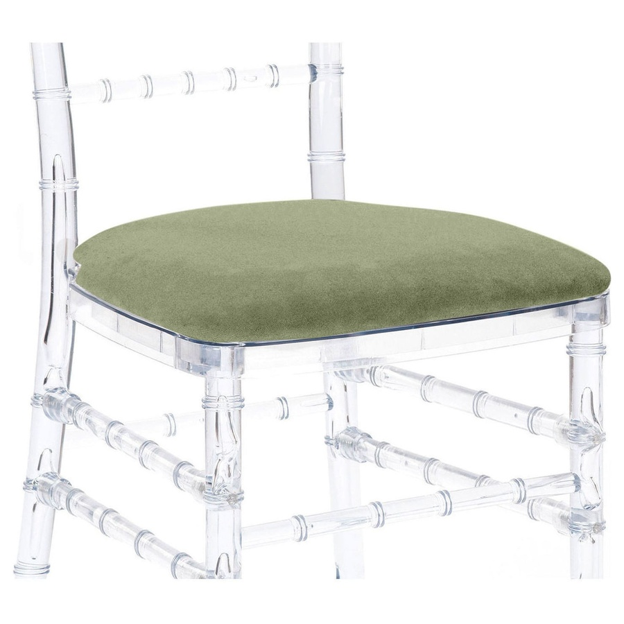 Подушка Кьявари пыльно-зеленый бархат. Сдается со стулом - Фото миниатюра 1