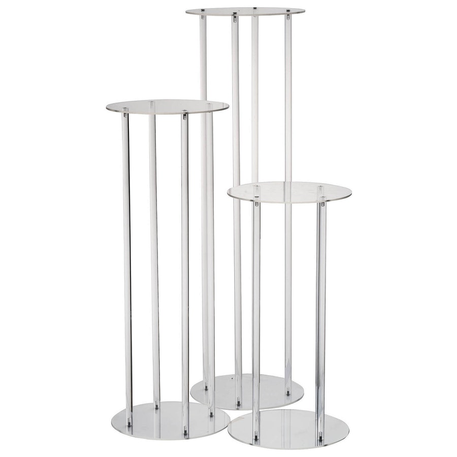 Набор стоек для цветов  прозрачные «Фрея» - Фото миниатюра 1