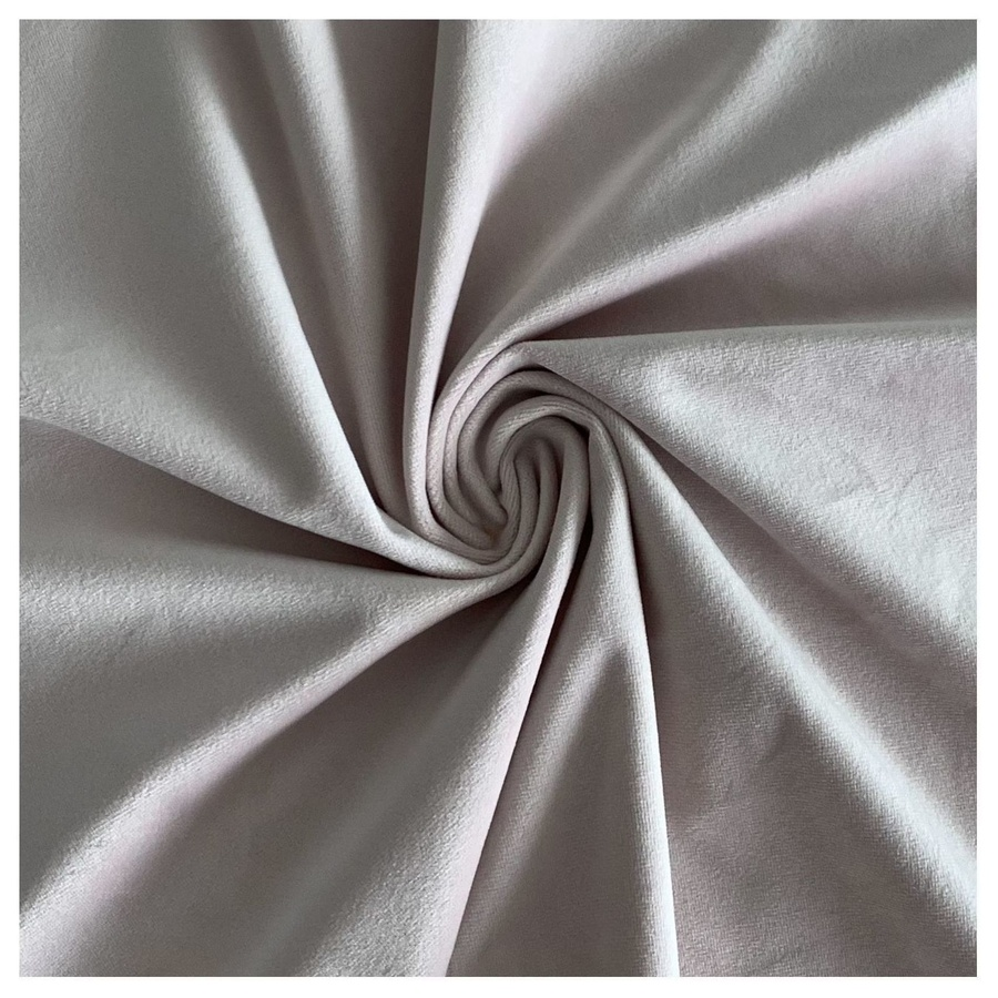 Скатерть прямоугольная пыльно-розовая бархатная - Фото миниатюра 2