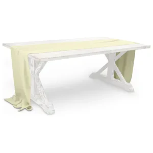 Раннер из муслина банановый - Фото 1