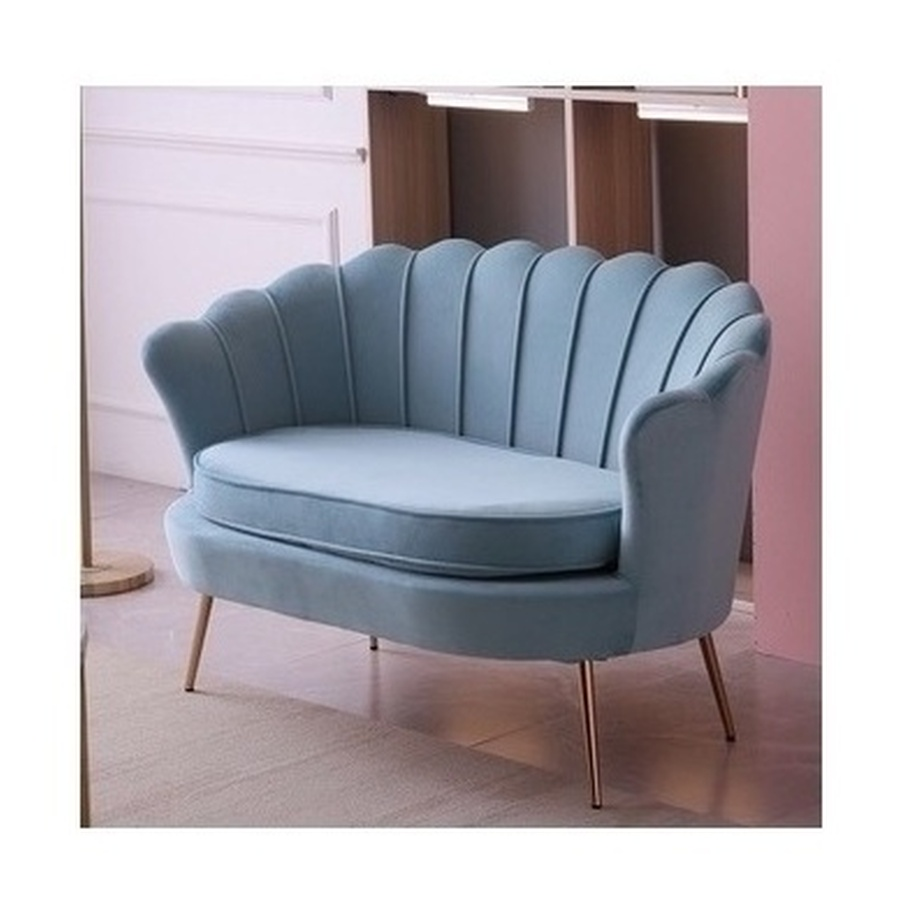 Диван "Лаперла" серо-голубой - Фото миниатюра 3