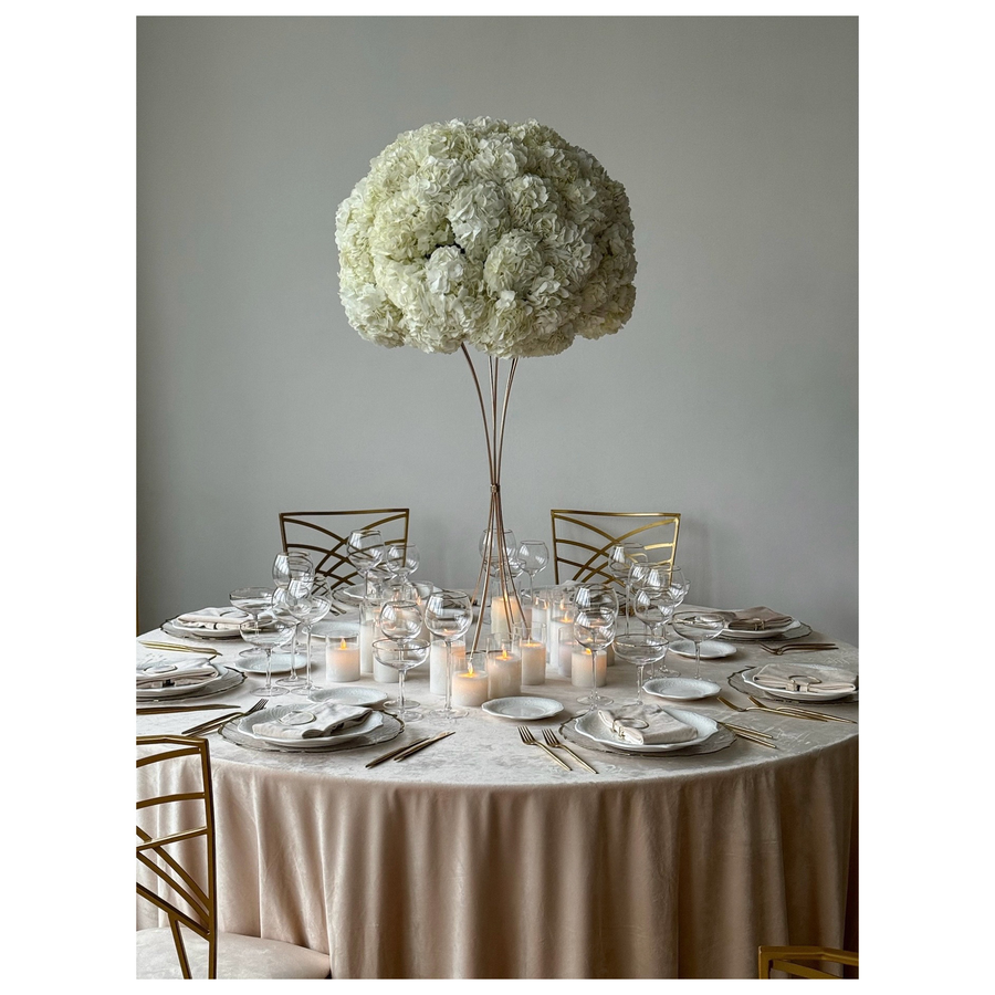 Стойка для цветов «Лючия» золотая - Фото миниатюра 3