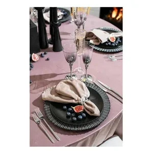 Кольцо для салфетки «Мирт» серебряное - Фото 2