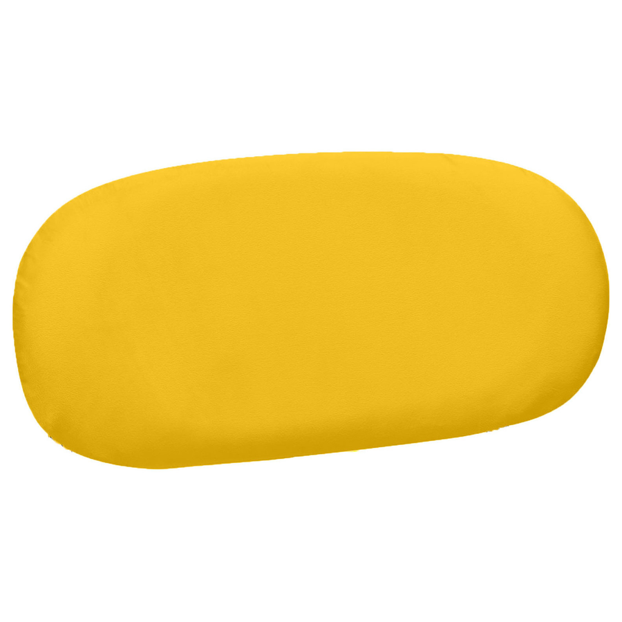 Чехол спинка к стулу Тотем, желтый бархат - Фото миниатюра 1