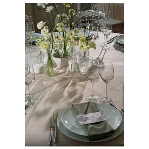 Номерки для столов с 11-20 прозрачные с золотом - Фото 3