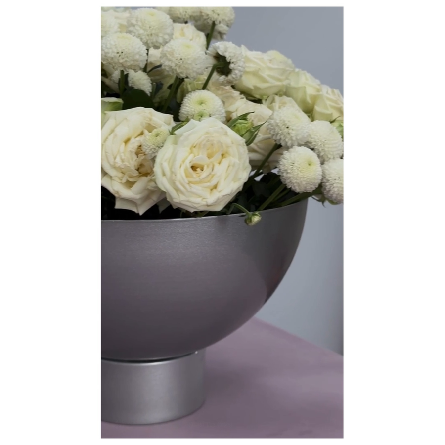 Ваза «Базено» серебряная - Фото миниатюра 2