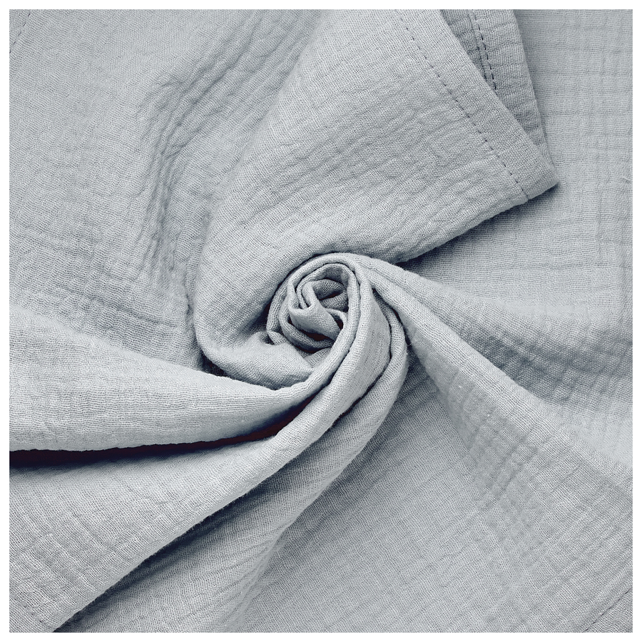 Раннер из муслина сизый - Фото миниатюра 2