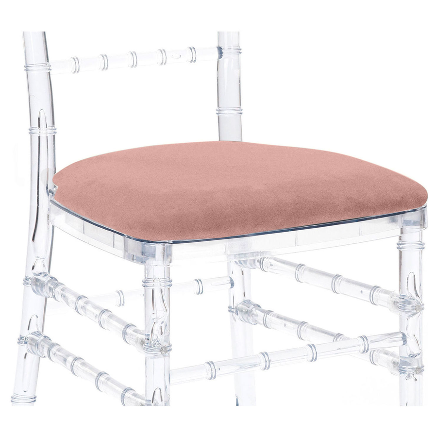 Чехол для подушки Кьявари из розового бархата - Фото миниатюра 1