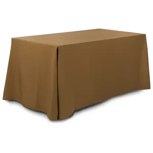 Скатерть прямоугольная габардин ореховая