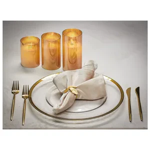 Кольцо для салфетки «Лауро» золотое - Фото 2