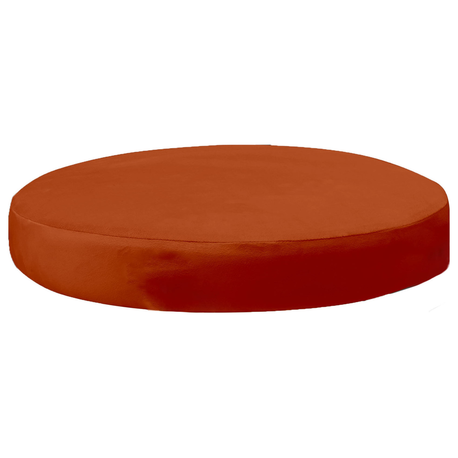 Чехол сидушка к стулу Тотем, терракотовый бархат - Фото миниатюра 1