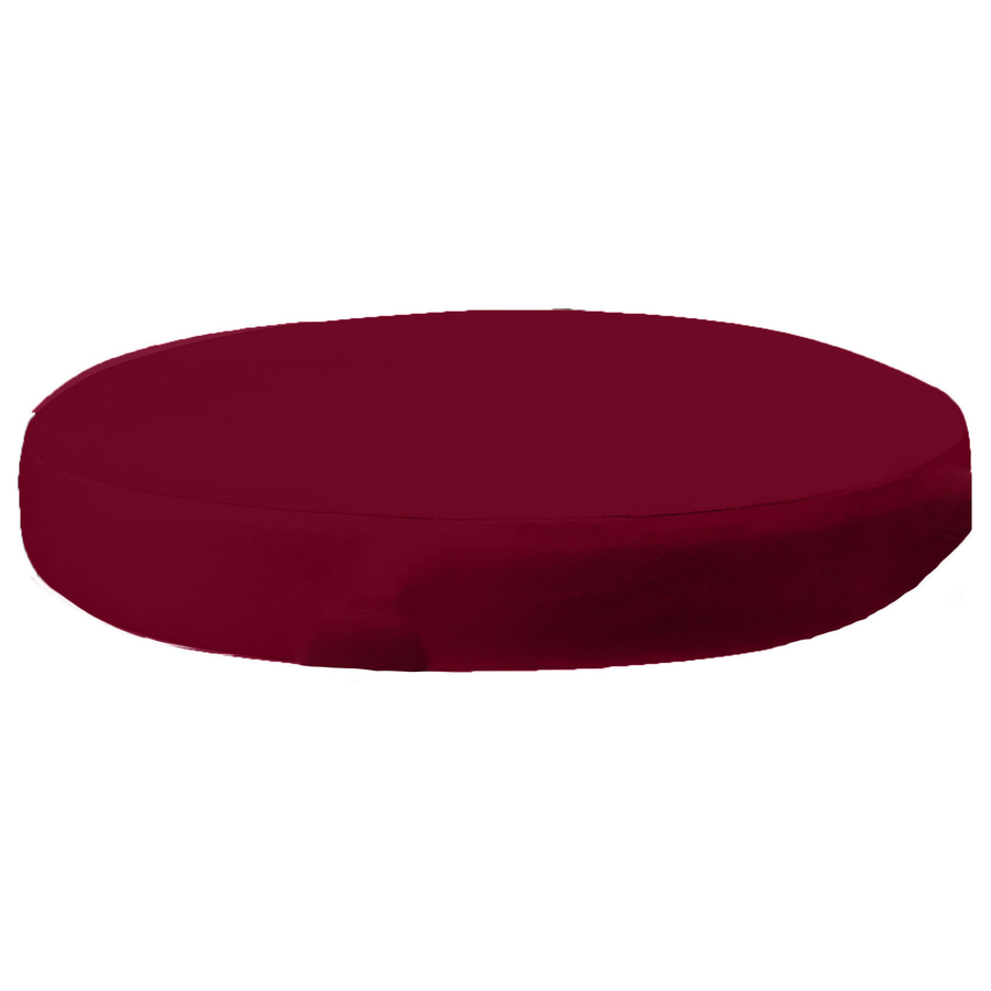 Чехол сидушка к стулу Тотем, бордовый бархат - Фото миниатюра 1