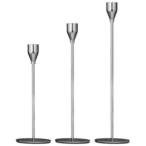 Набор подсвечников «Имс» серебряного цвета - Фото 1