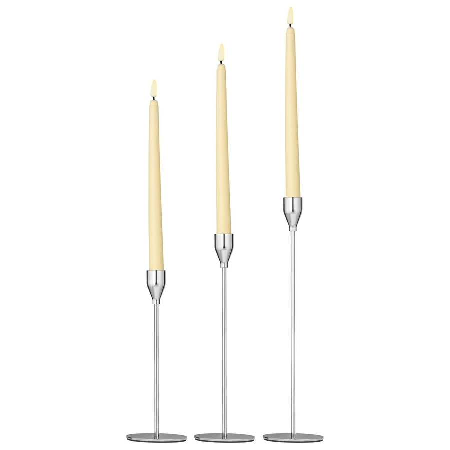 Набор подсвечников «Имс» серебряного цвета - Фото миниатюра 3