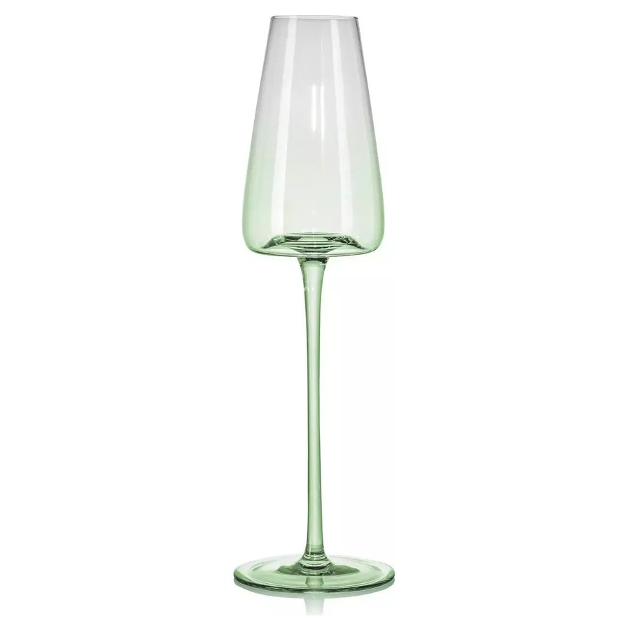 Бокал «Люксор» олива для шампанского - Фото миниатюра 1