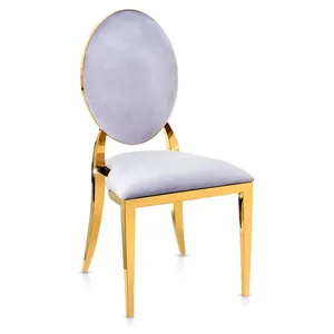Стул «Вашингтон» золотой, пыльно-сиреневые подушки из бархата