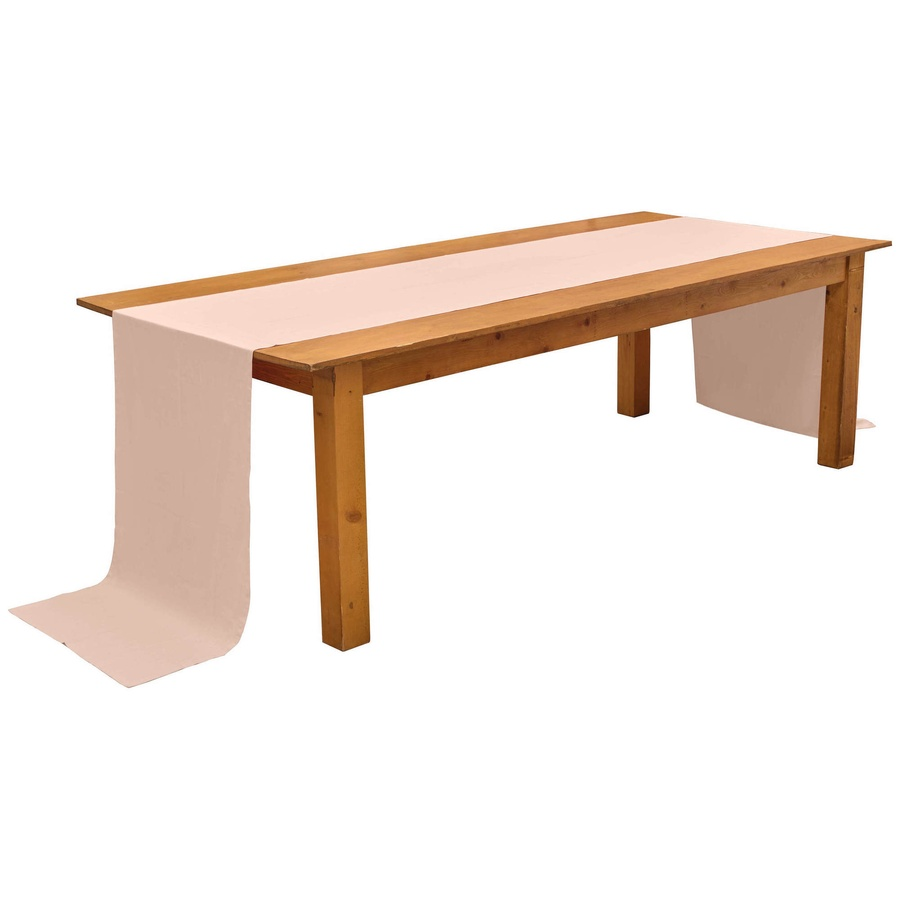 Раннер льняной светло-розовый - Фото миниатюра 1