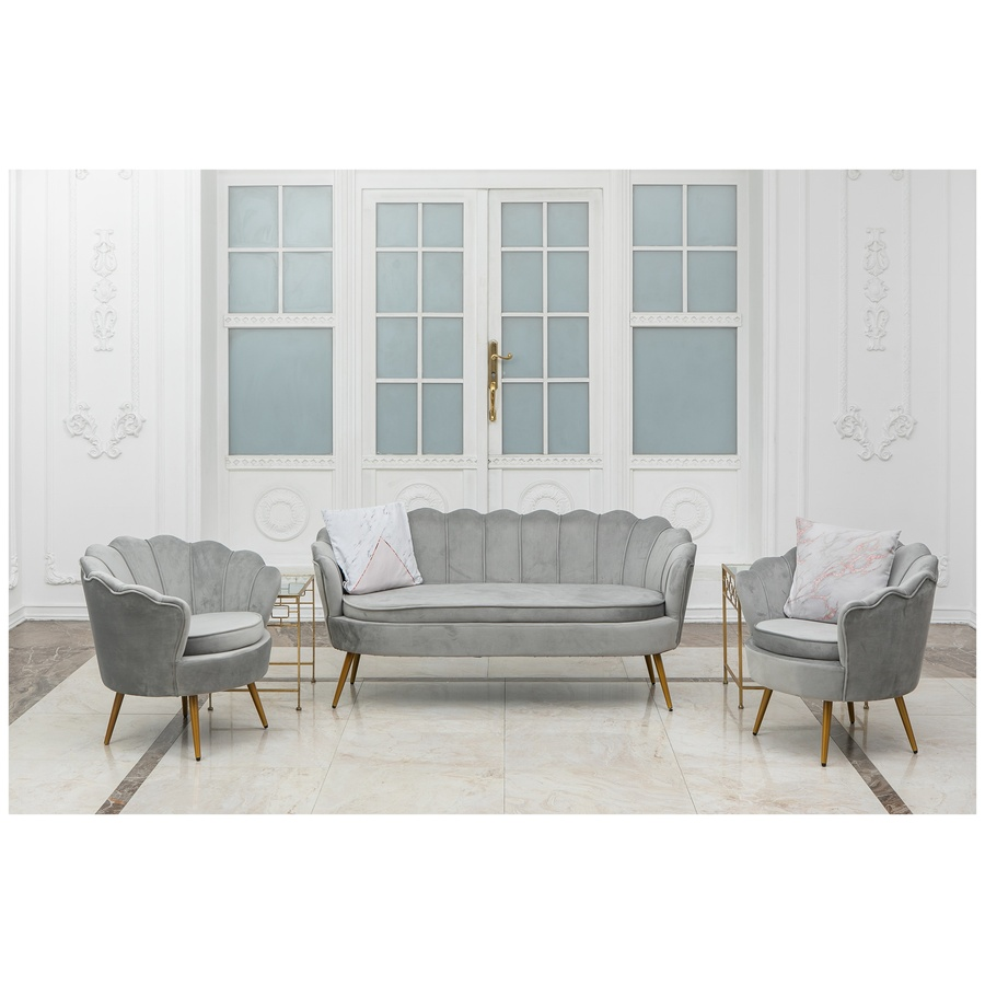 Диван "Лаперла" серый - Фото миниатюра 5