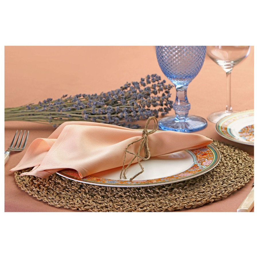 Салфетка габардин персиковая - Фото миниатюра 2