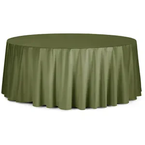 Скатерть круглая бархатная мшистая - Фото 1