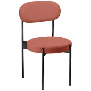 Стул «Тотем» черный, марсала бархат