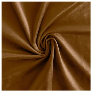 Скатерть прямая широкая бархатная шоколадная - Фото 2