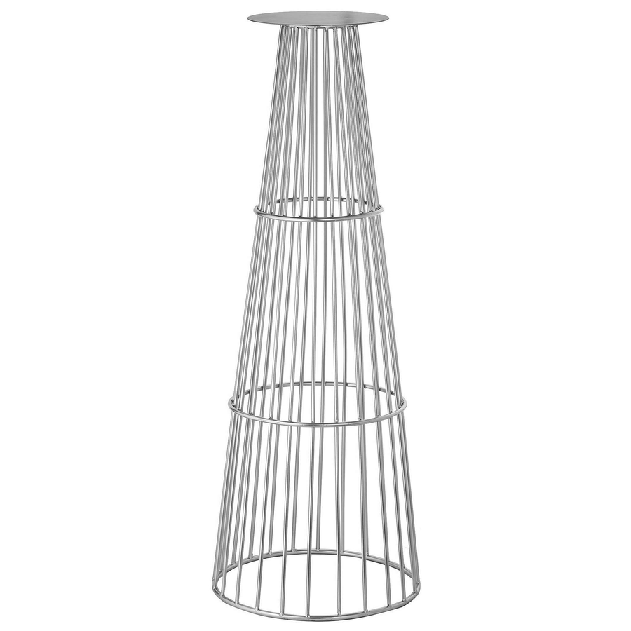 Стойка для цветов «Эйфи» серебряная - Фото миниатюра 1