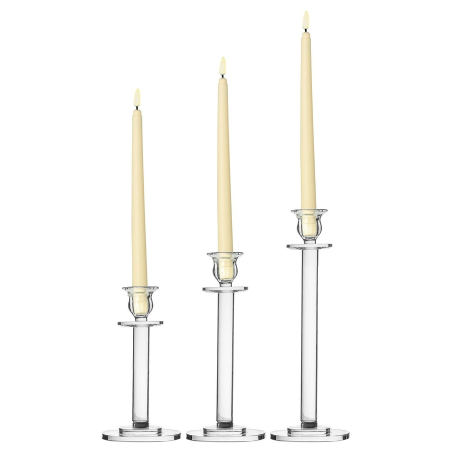 Led свеча 2х28см молочного цвета - Фото миниатюра 5