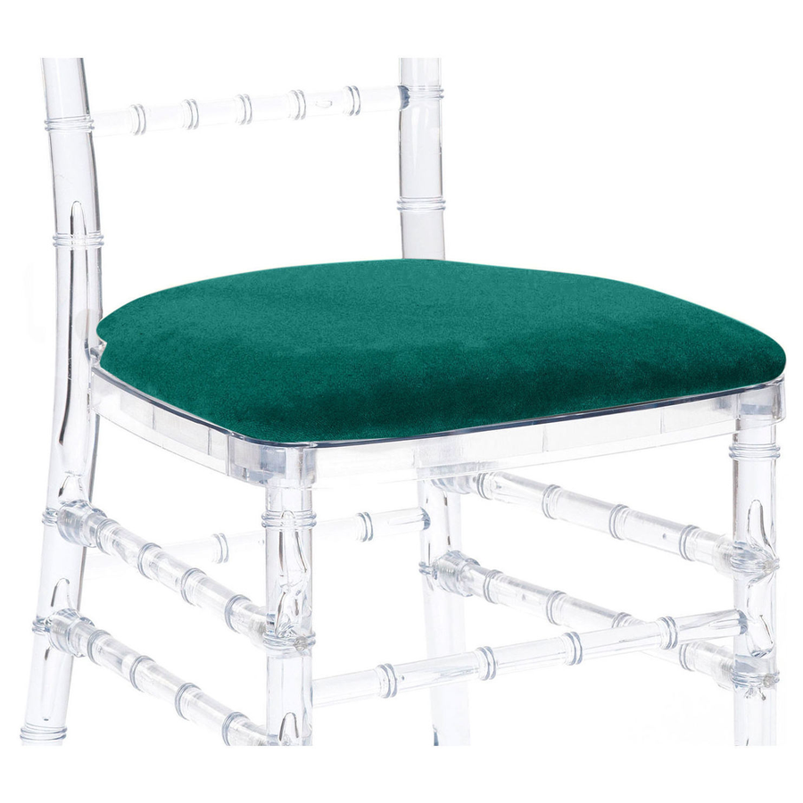 Чехол для подушки Кьявари изумрудного бархата - Фото миниатюра 1