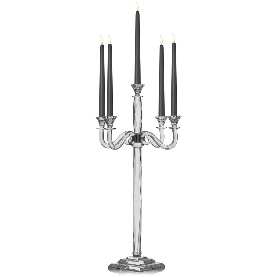 Канделябр «Фесон» на 5 свечей хрустальный - Фото миниатюра 5