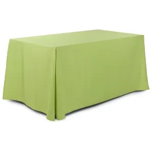 Скатерть прямоугольная габардин салатовая