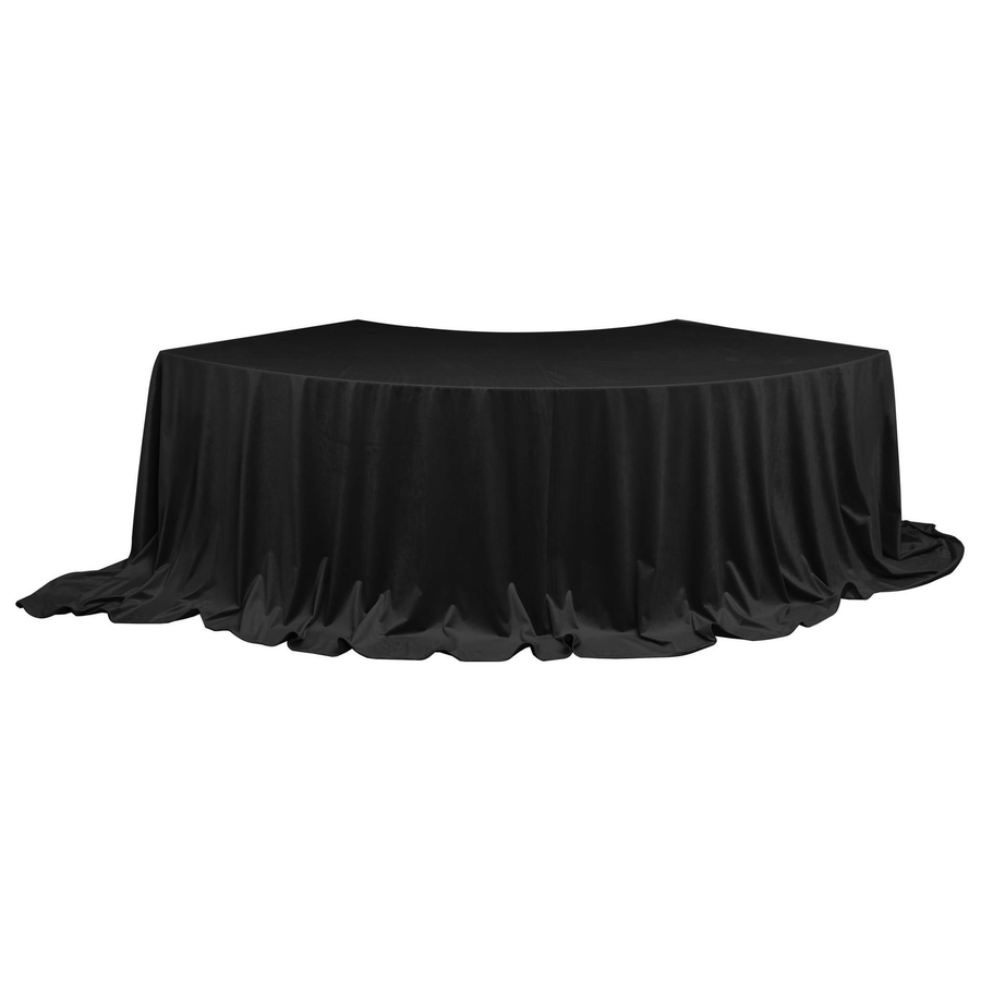 Скатерть для президиума бархатная черная - Фото миниатюра 1