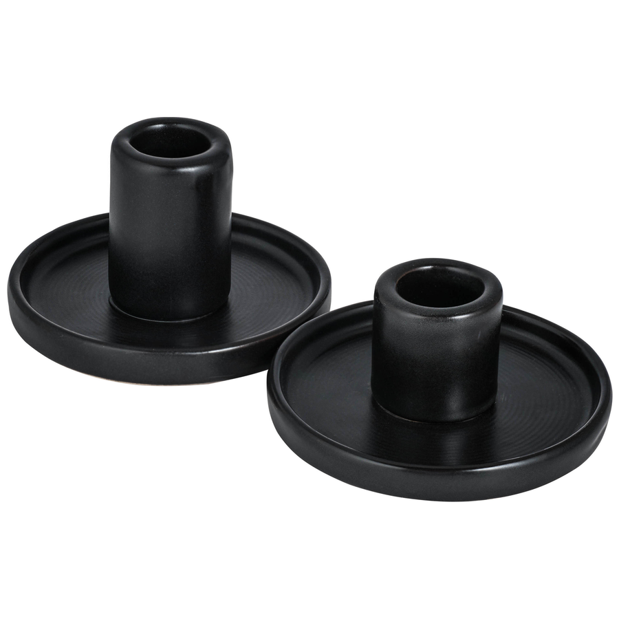 Набор подсвечников Бренна черный - Фото миниатюра 1