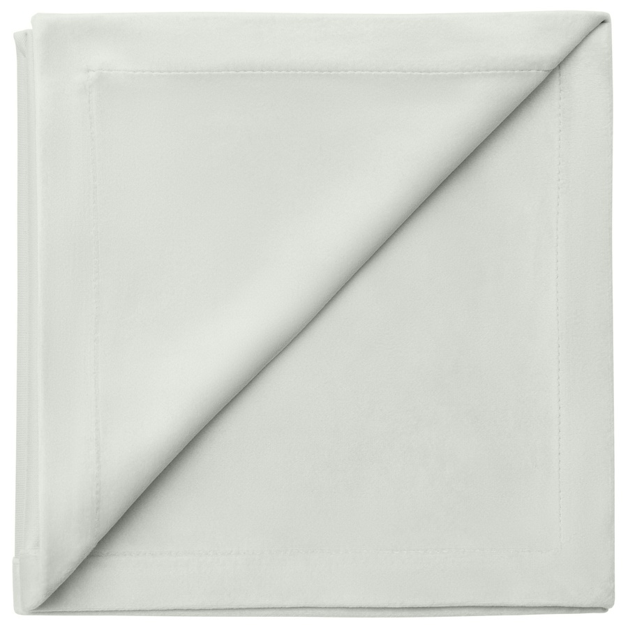 Салфетка бархатная белая - Фото миниатюра 1