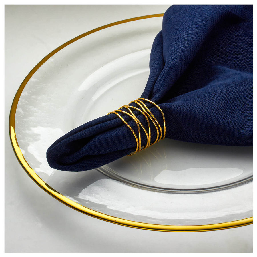 Салфетка из канваса тёмно-синяя - Фото миниатюра 3