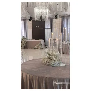 Канделябр «Тот» на 6 свечей прозрачный стеклянный - Фото 6