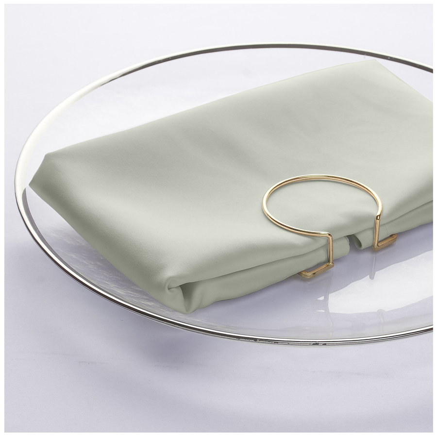 Салфетка из матина пастельно-грушевая - Фото миниатюра 3