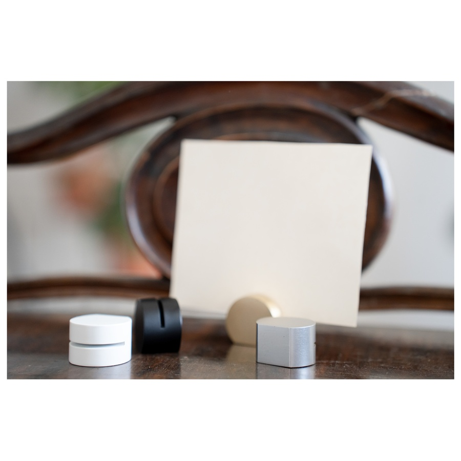 Держатель для карточек «Бейс» белый - Фото миниатюра 2