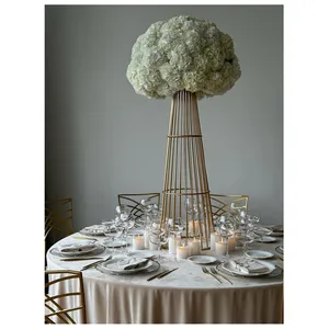 Стойка для цветов «Эйфи» золотая - Фото 2