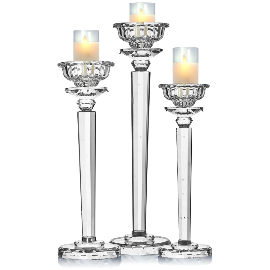 Набор подсвечников «Форт» хрустальные - Фото миниатюра 3