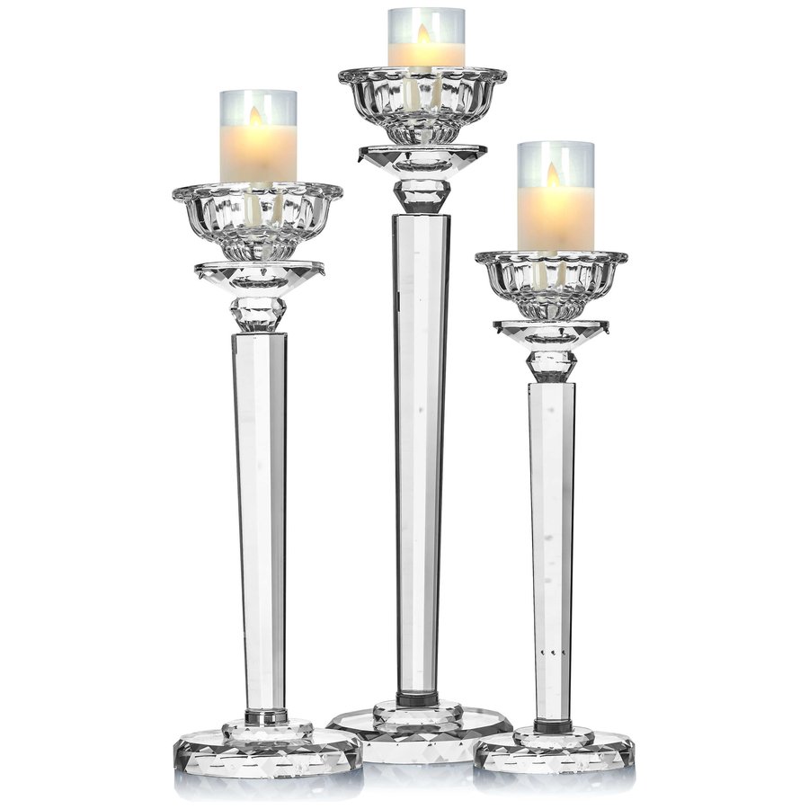 Набор подсвечников «Форт» хрустальные - Фото миниатюра 3
