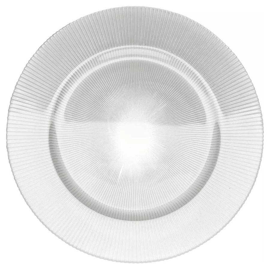 Подстановочная тарелка «Фере» белая - Фото миниатюра 1