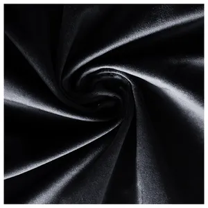 Скатерть прямая широкая бархатная черная - Фото 2