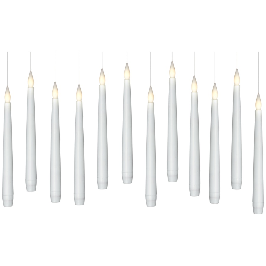Набор Led свечей подвесных белого цвета - Фото миниатюра 1