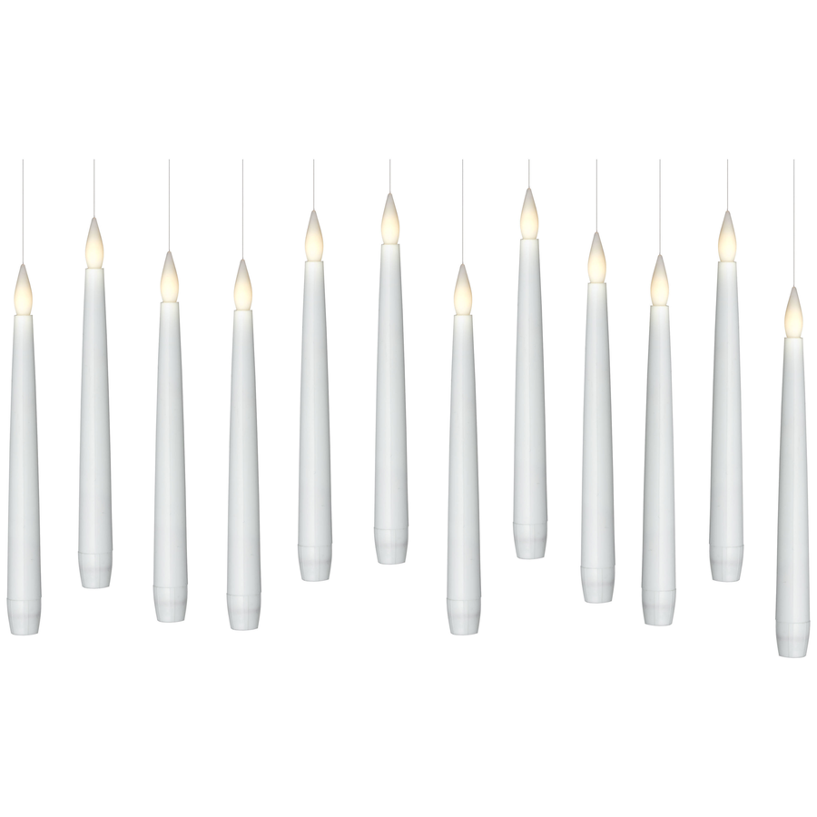 Набор Led свечей подвесных белого цвета - Фото миниатюра 1