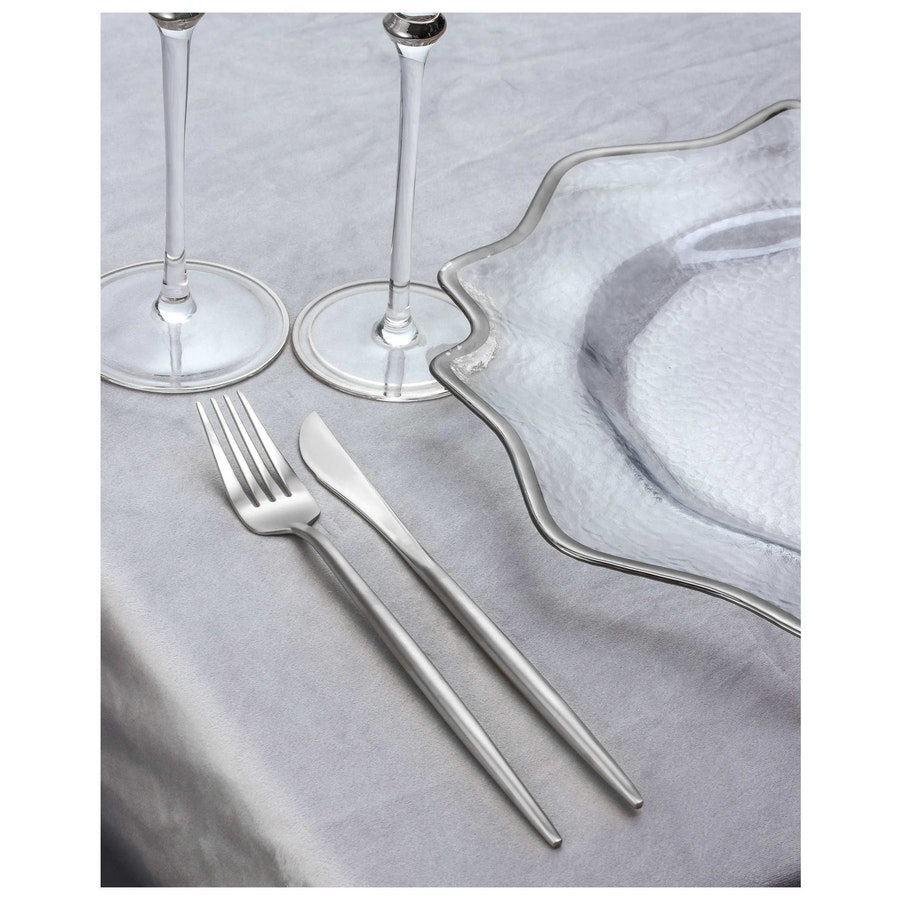 Набор «Имс» матовое серебро из двух предметов - Фото миниатюра 2