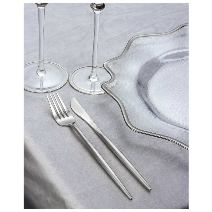 Набор «Имс» матовое серебро из двух предметов - Фото миниатюра 2